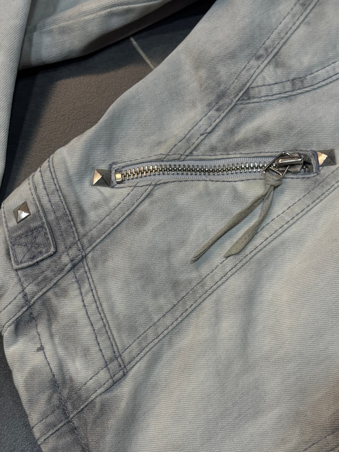TOMBOY JEANS 더티워시드 데님자켓 상품이미지2