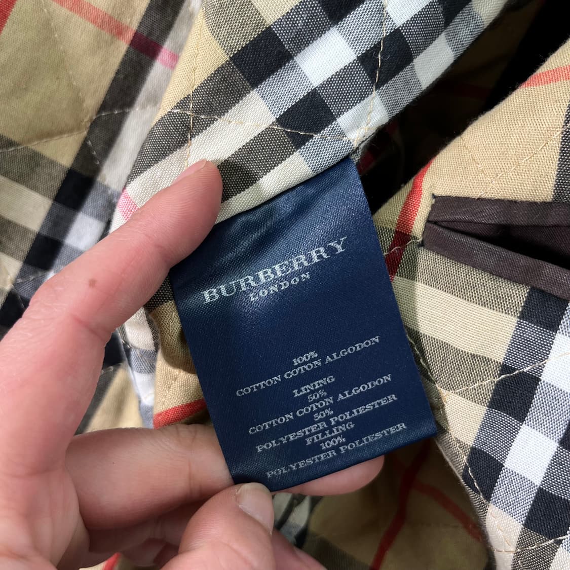 100 버버리 90s 왁스 자켓 상품이미지8