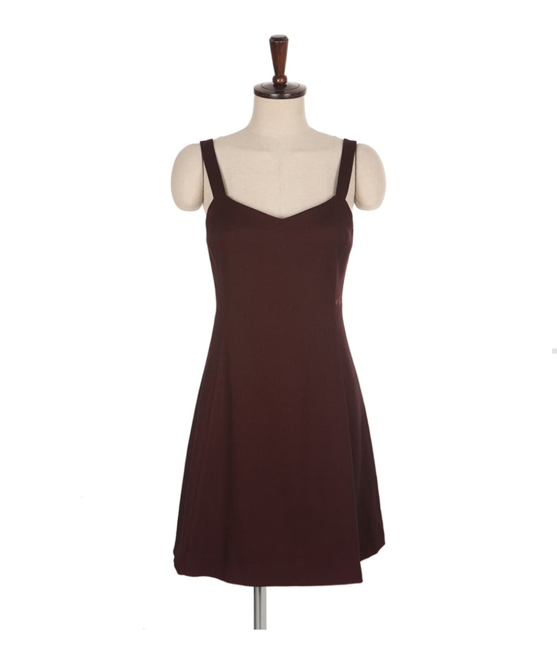 로엠 디즈니 콜라보 원피스 버건디 미니원피스 상품이미지7