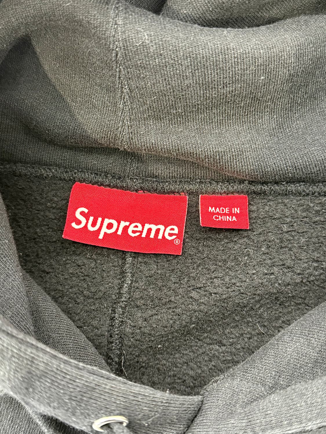 슈프림 23ss 박시 파이핑 아크 후디 스웨트 셔츠 블랙 상품이미지7