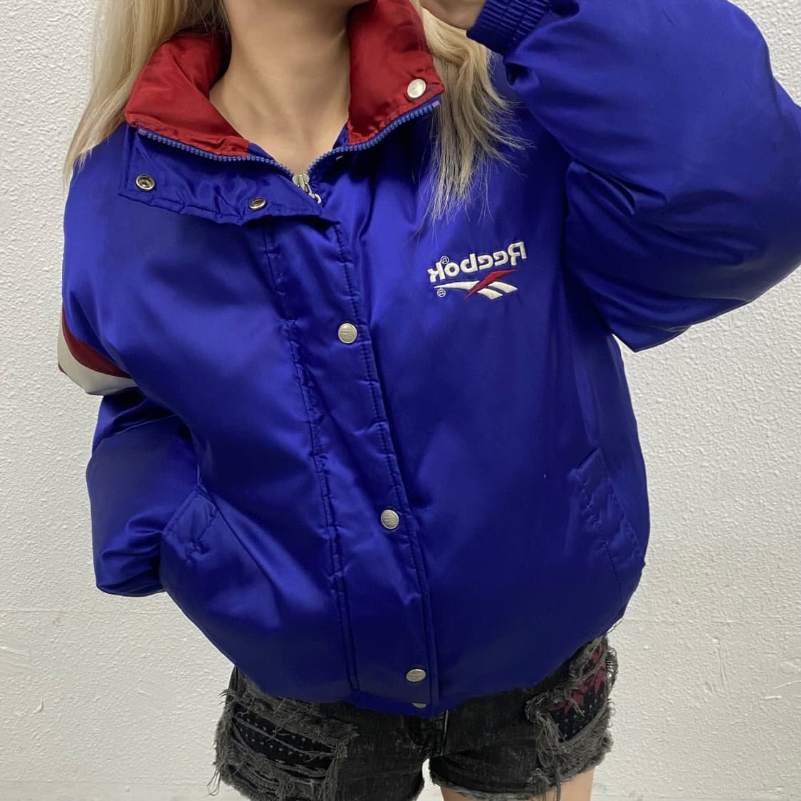 90's 코리아 메이드 빅로고 빈티지 패딩 상품이미지1