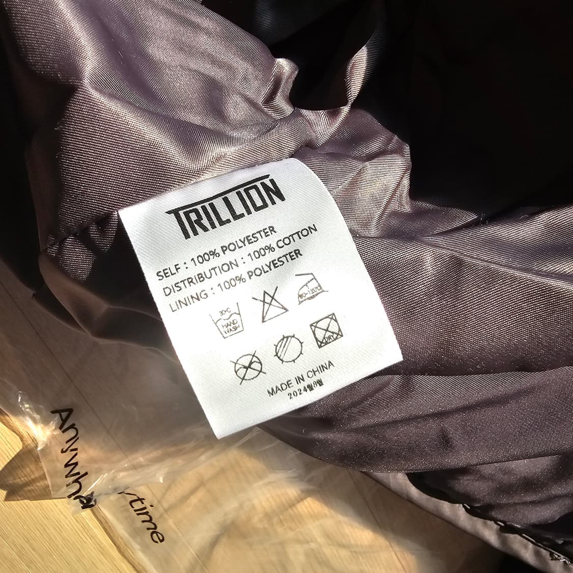 L 100~105 새제품) 트릴리온 스웨트 후드 후디 바시티 퀼팅 자켓 상품이미지4