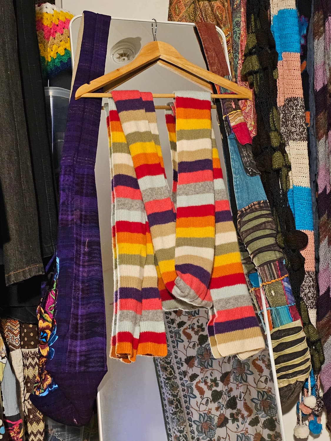 무지개 하구미 머플러 상품이미지1