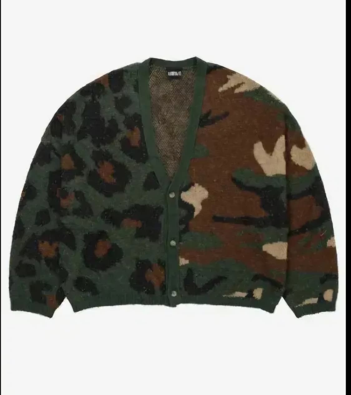 최종가 아조바이아조 레오파드 카모 가디건 상품이미지1