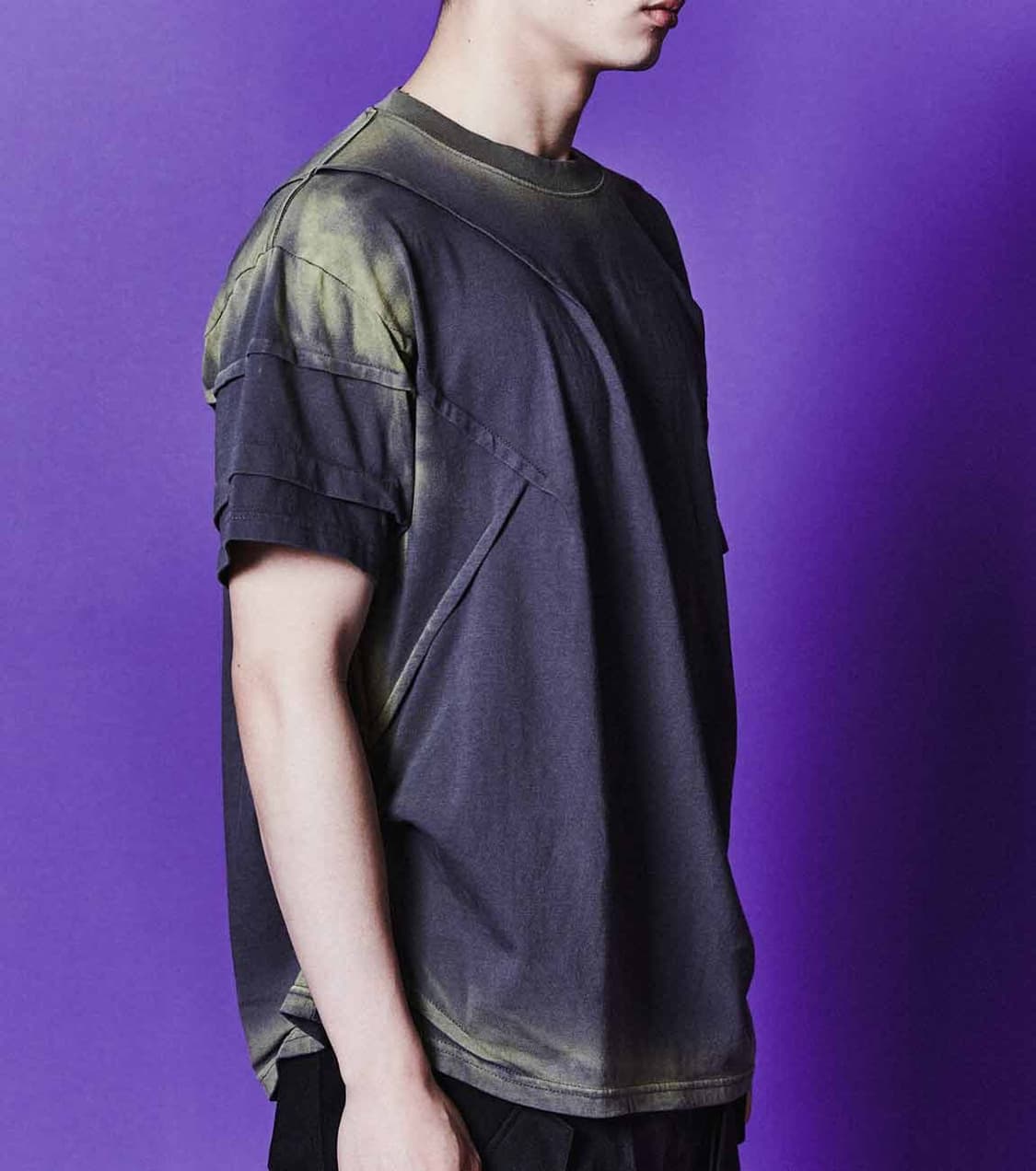 앤더슨벨 초회판 마드로 그라이언트 티셔츠 XL 상품이미지6