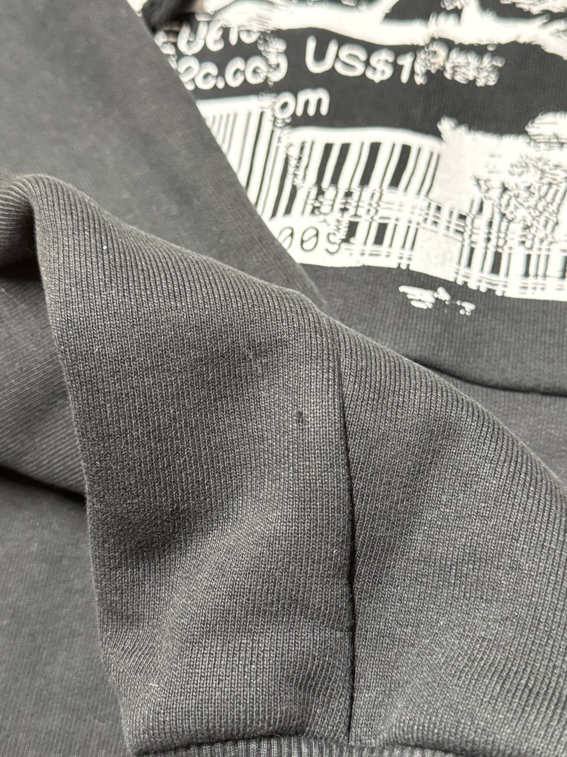 032c 바코드 후드티 S 상품이미지4