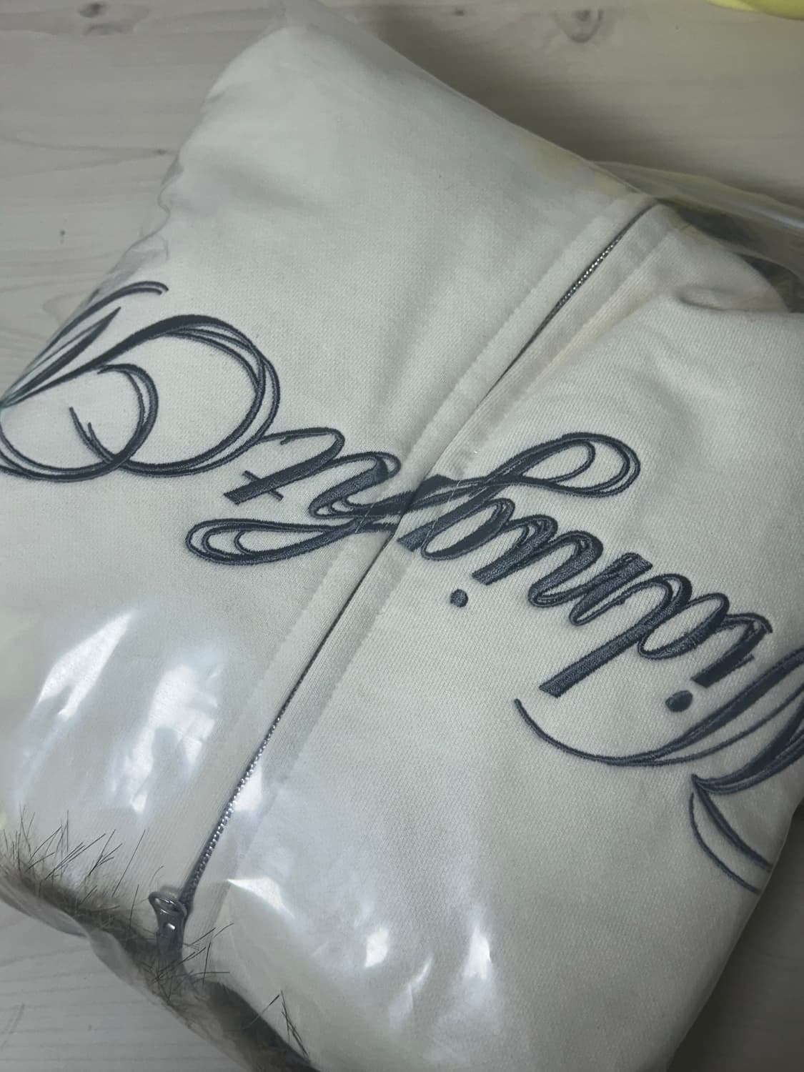 미드나잇무브 hair hood zip up [ivory] 상품이미지3