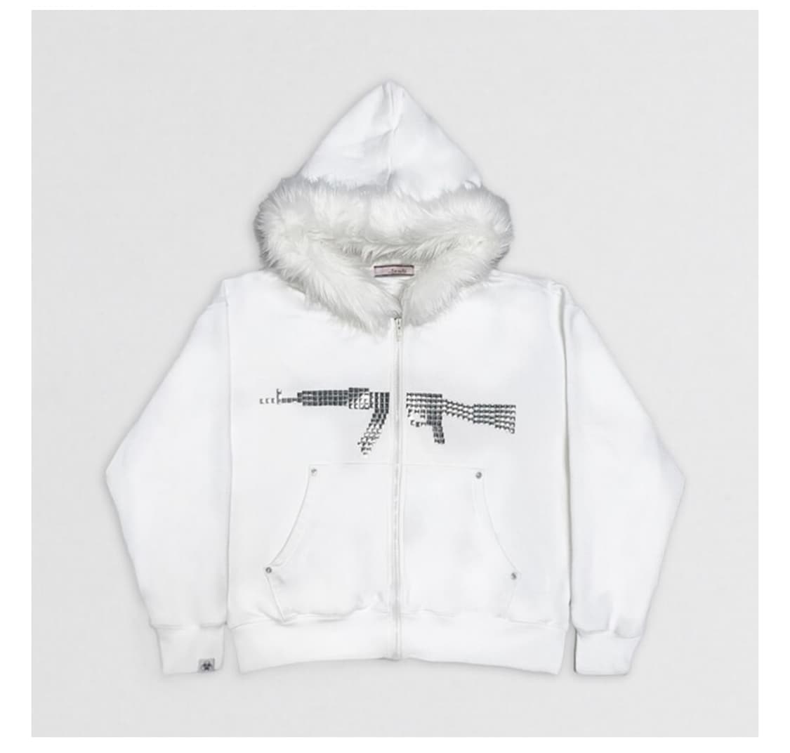 landminegirl 후드집업 빈티지 퍼집업 홀리스터 아베크롬비  상품이미지1