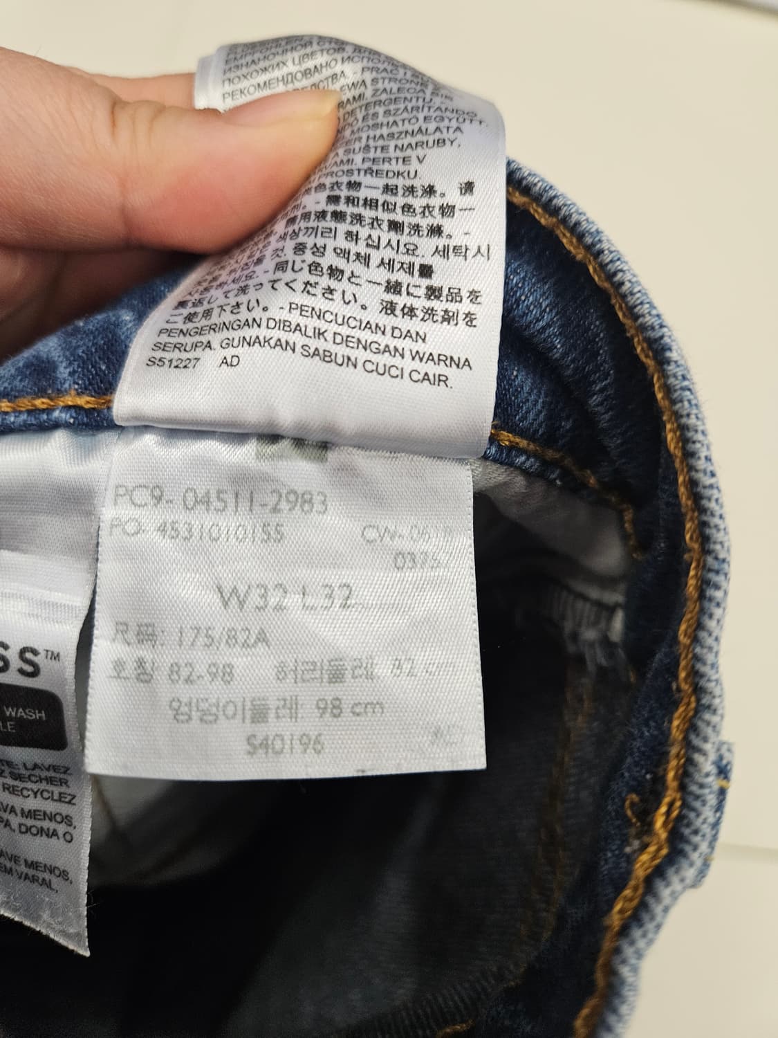 리바이스남성  511 청바지 W32 L32 상품이미지6