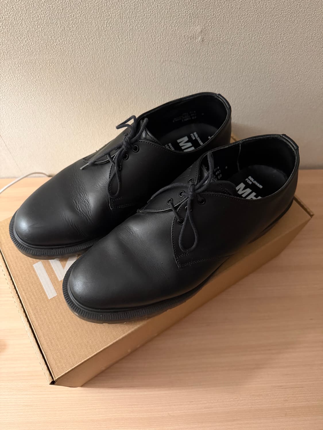 mhl X solovair 더비 uk8사이즈 상품이미지7