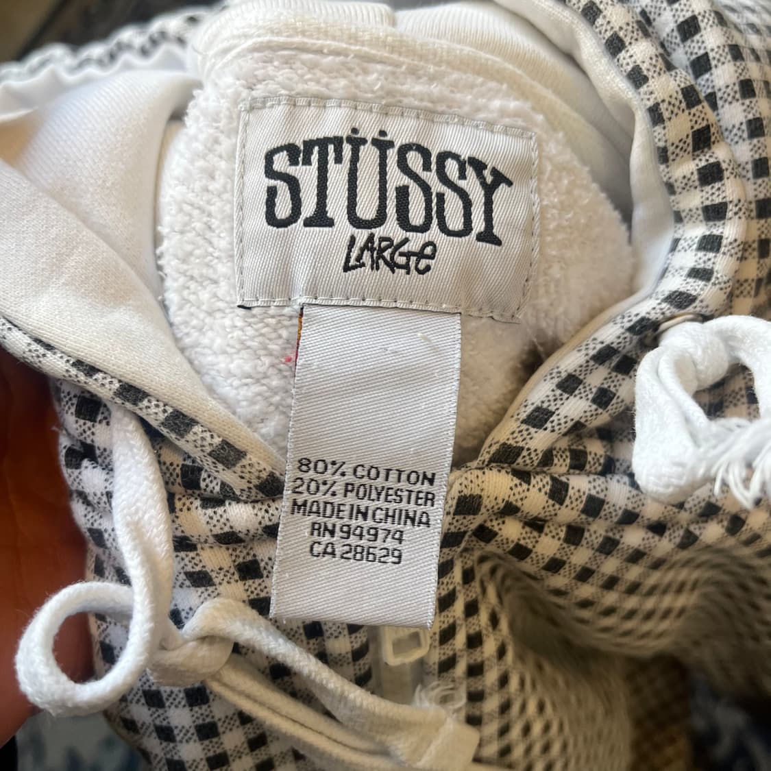 L 00s 스투시 후드집업/W2528 상품이미지4