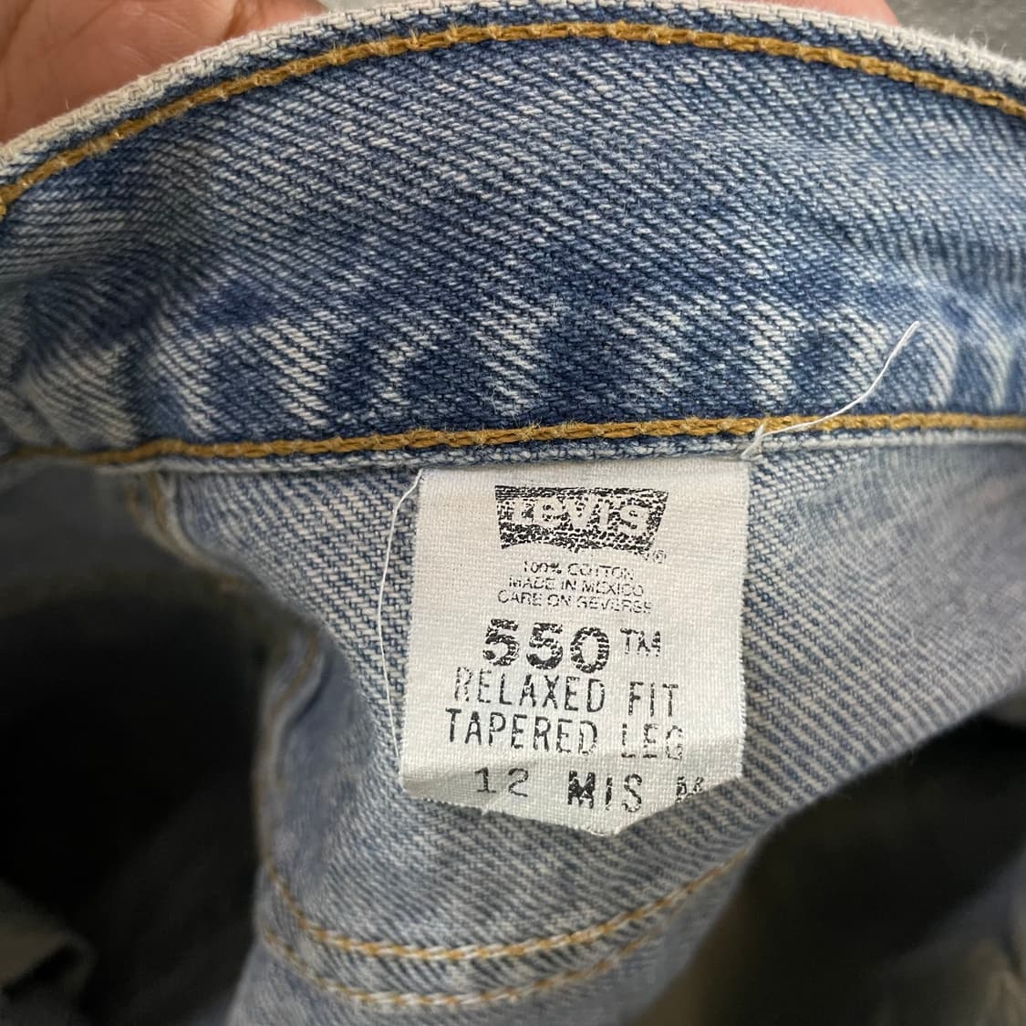(30) 리바이스 550 연청 데님 팬츠 릴렉스드핏 M 상품이미지4