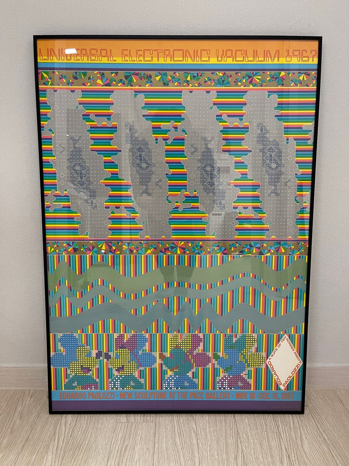 에두아르도 파올로치 1967 OG 포스터 Eduardo Paolozzi 상품이미지1