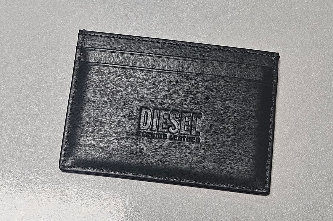 디젤 카드지갑 블랙 그린 투톤 상품이미지2