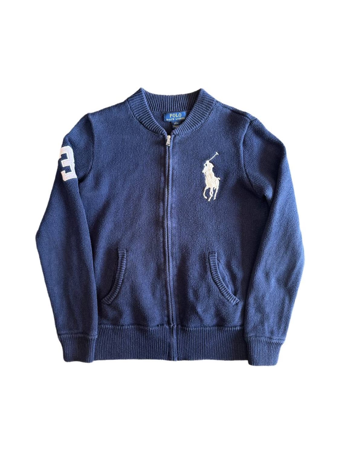 폴로 랄프로렌 코튼 스웨터 집업 상품이미지1