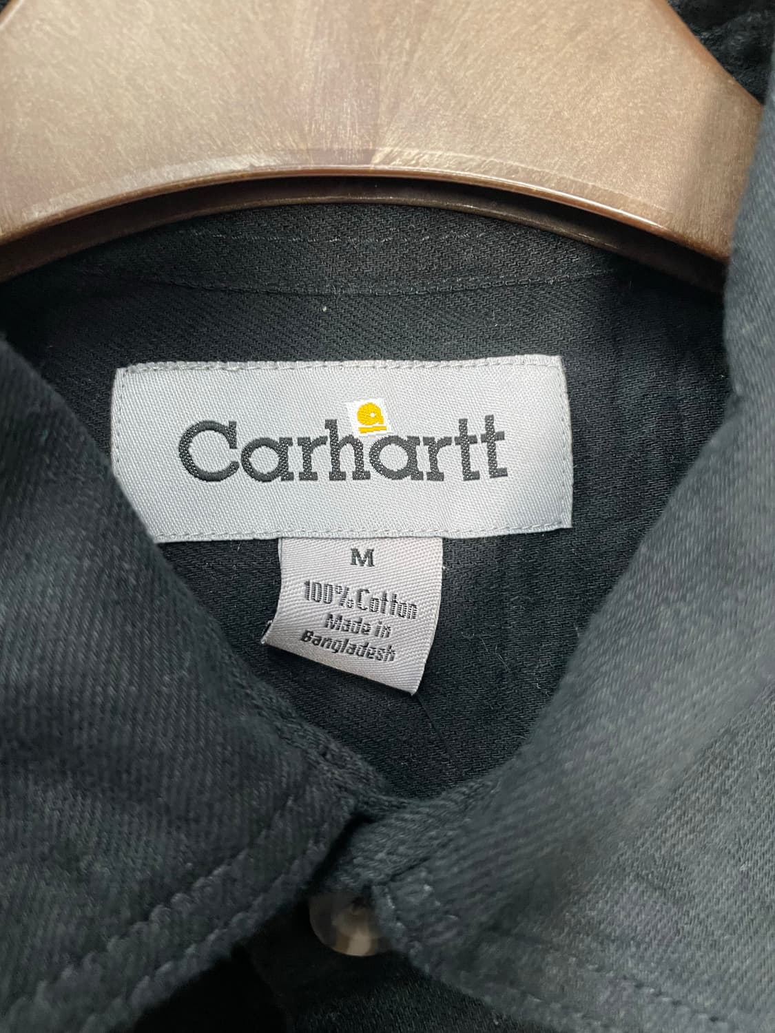 칼하트 블랙 버튼 셔츠 H1986 상품이미지5