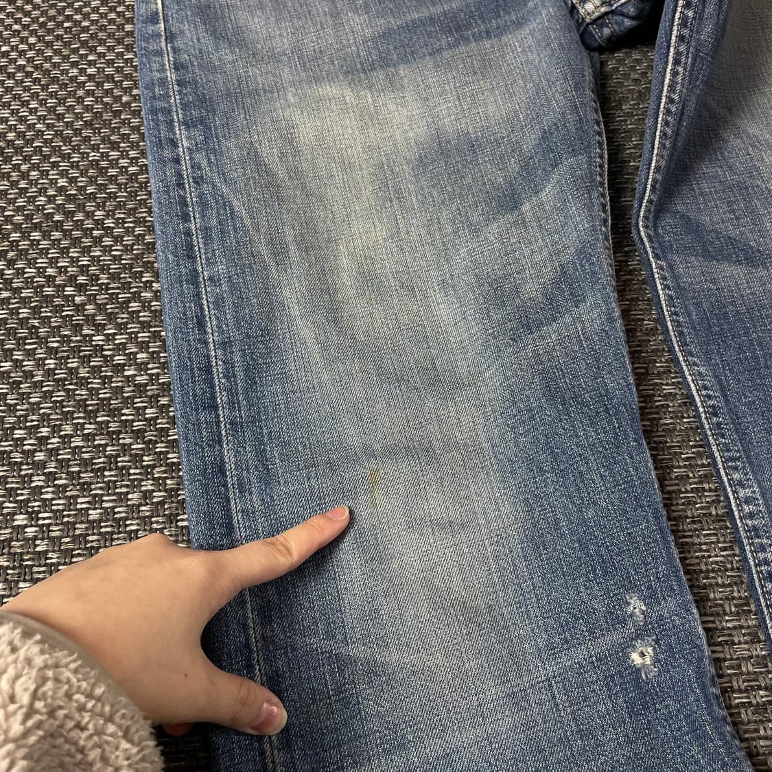(30) 리바이스 501 버튼플라이 워싱 데님 팬츠 상품이미지7