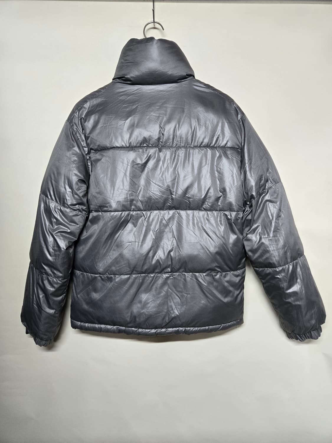 스파오 리버시블 숏패딩 S실버/브라운 상품이미지3