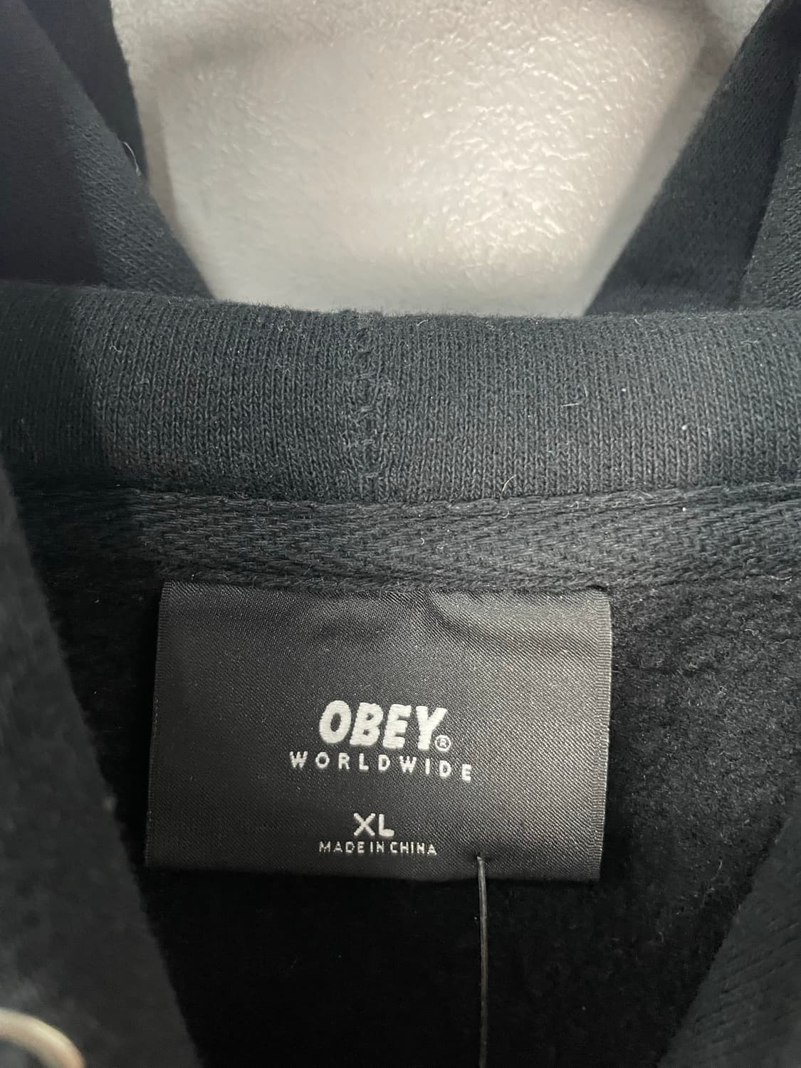 오베이 아이콘 페이스 블랙 후드티 H2003 상품이미지5