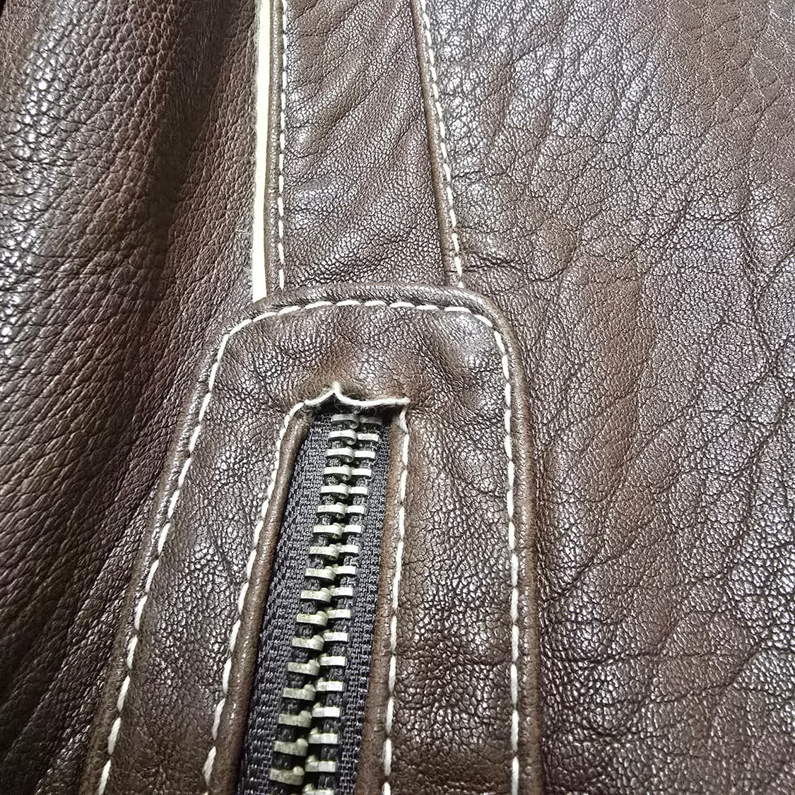 Vintage 스탠카라 고트스킨 바이커자켓 라이더자켓 상품이미지2