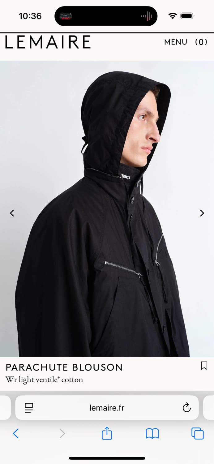 르메르 파라슈트 블루종 상품이미지2