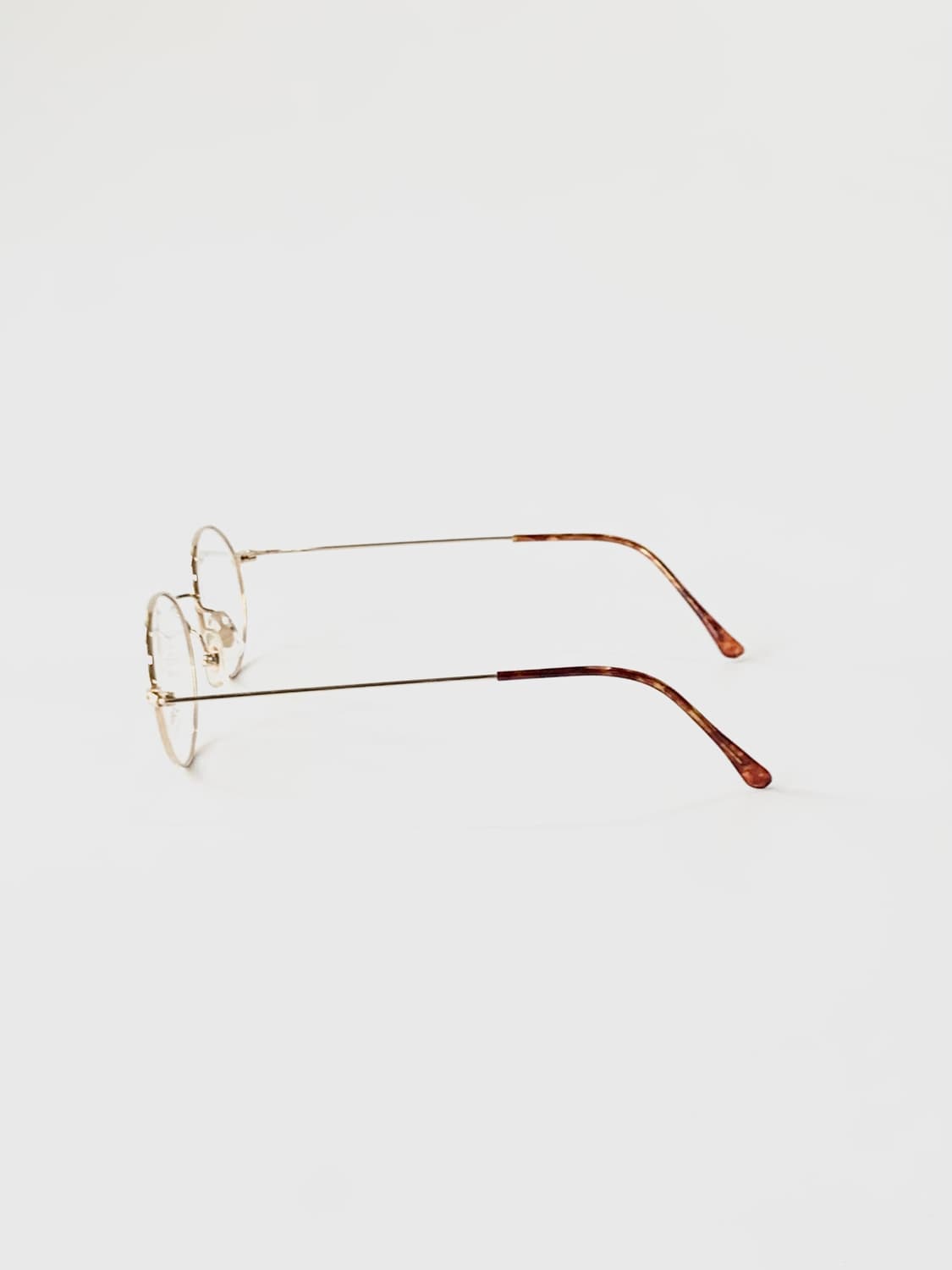 [픽키-652] 골드 라운드 메탈 안경 로얄서클 데드스탁 상품이미지5