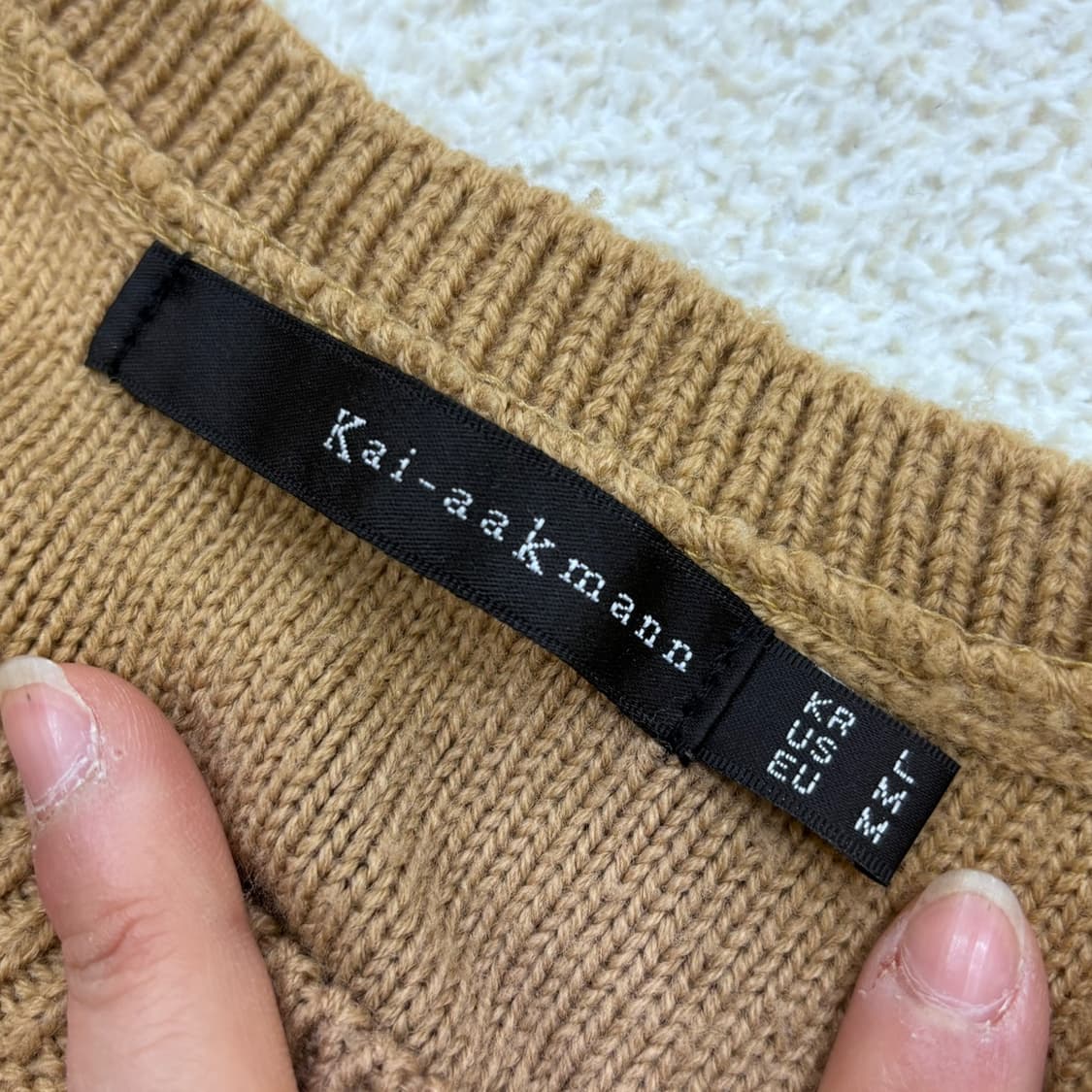 L 카이아크만 라운드넥 니트 스웨터 0319E 상품이미지3