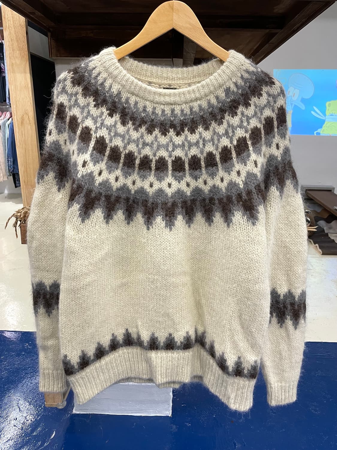 Batoner 바토너 Japan 모헤어 노르딕 니트 상품이미지4