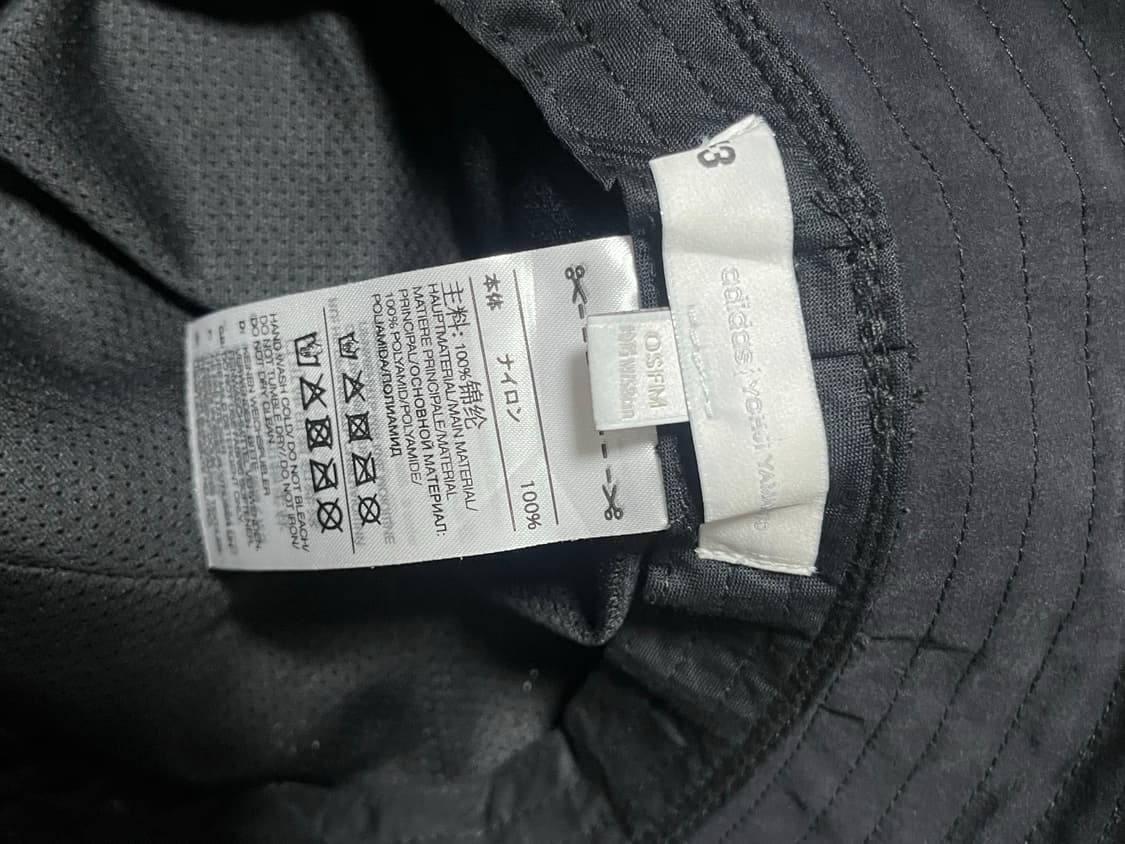 Y-3 블랙 버킷햇 상품이미지3