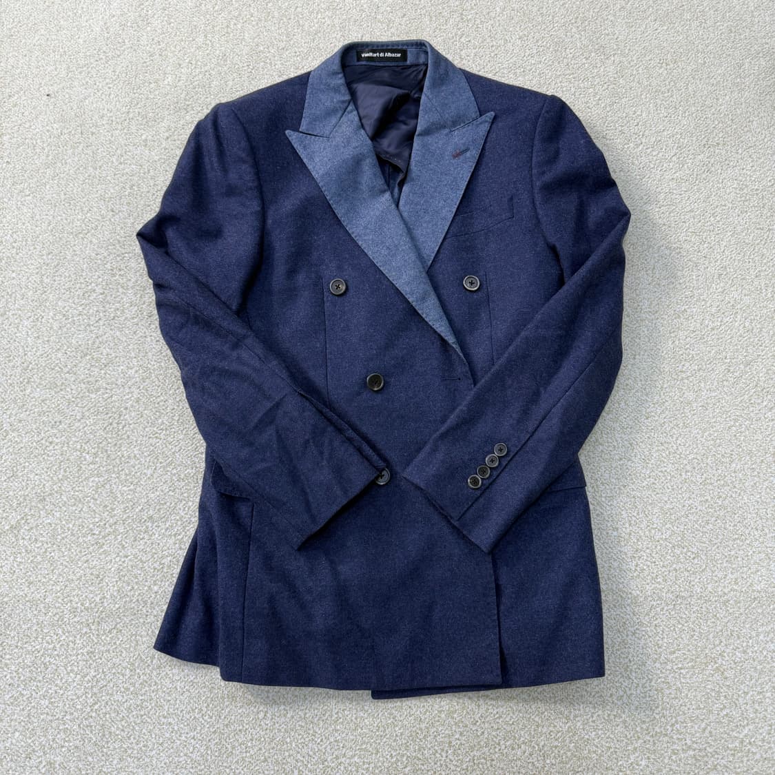 [95] 반하트 디 알바자 네이비 모직코트 자켓 0105T1 상품이미지1
