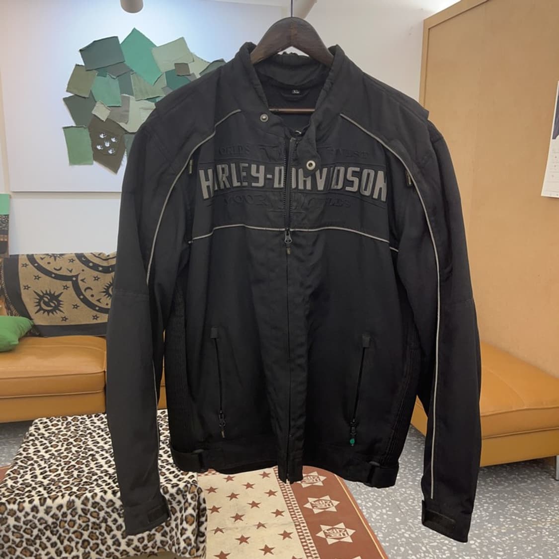 할리 데이비슨 스트릿힙합 모터사이클 레이싱 바이커 자켓 XL C09581 상품이미지3
