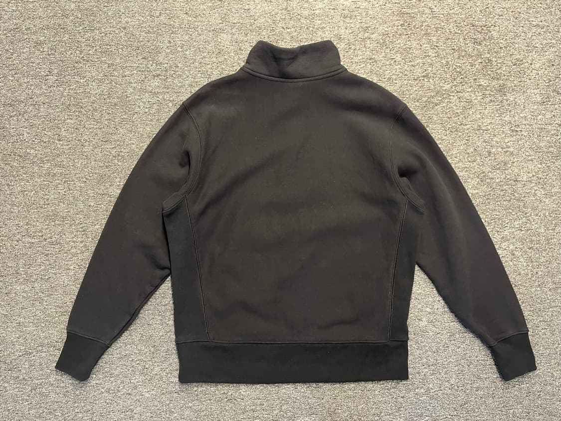 [100~105] 챔피온 리버스위브 하프집업 블랙 맨투맨 L.  상품이미지5