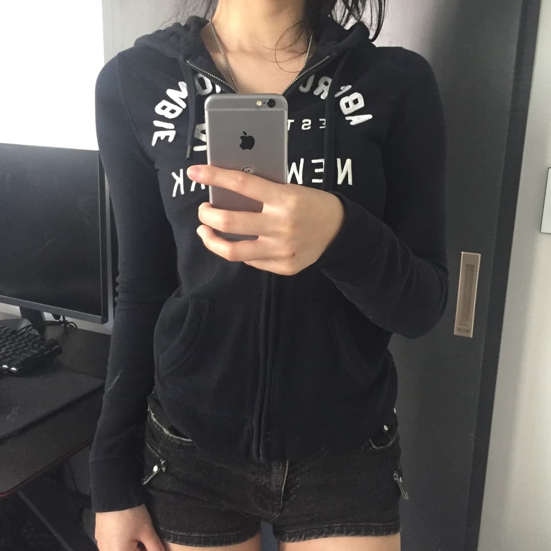 Abercrombie 대장급 슬림핏 후드집업 상품이미지2