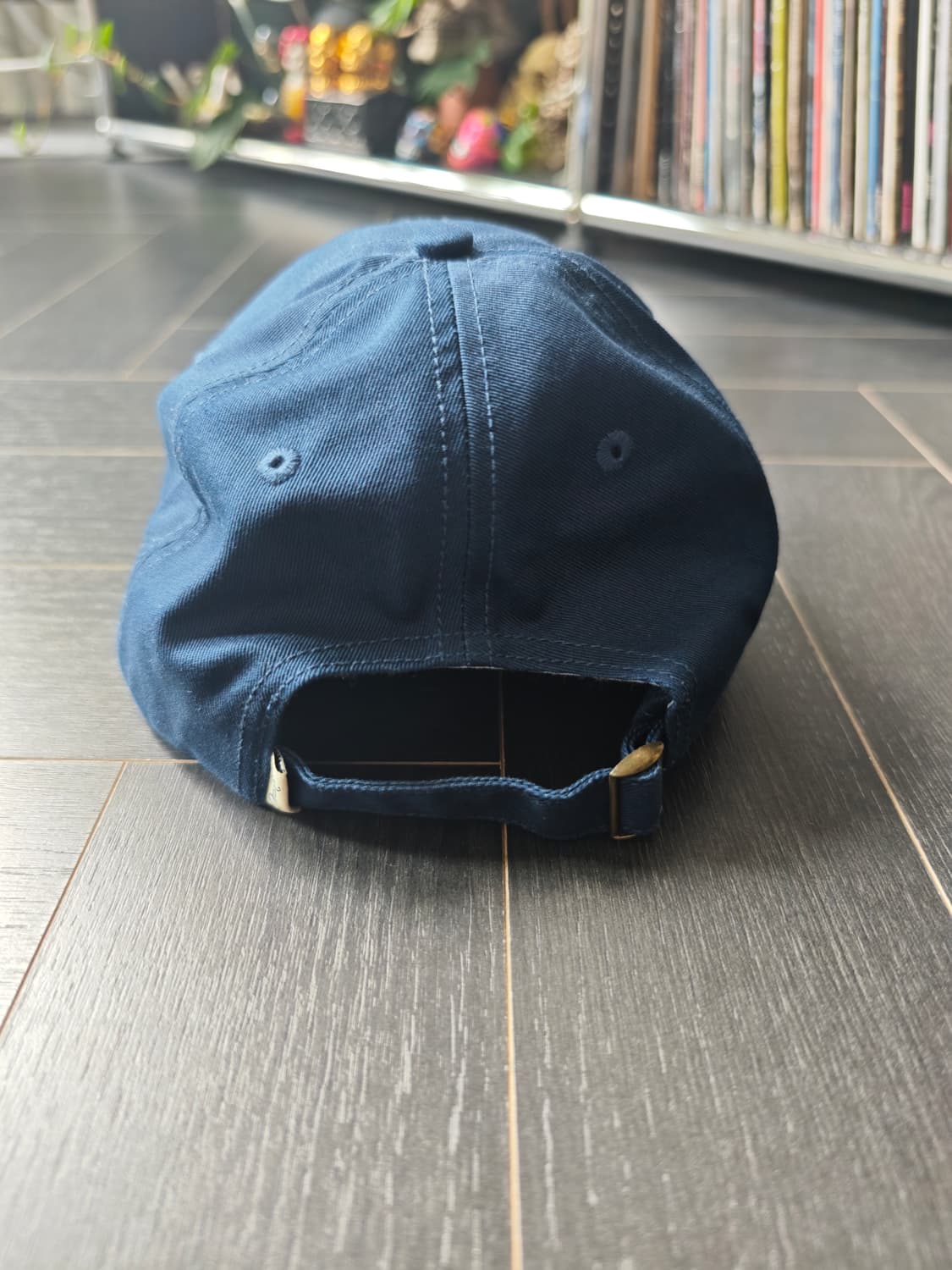 에임레온도르 네이비 자수 로고 볼캡 모자 상품이미지4