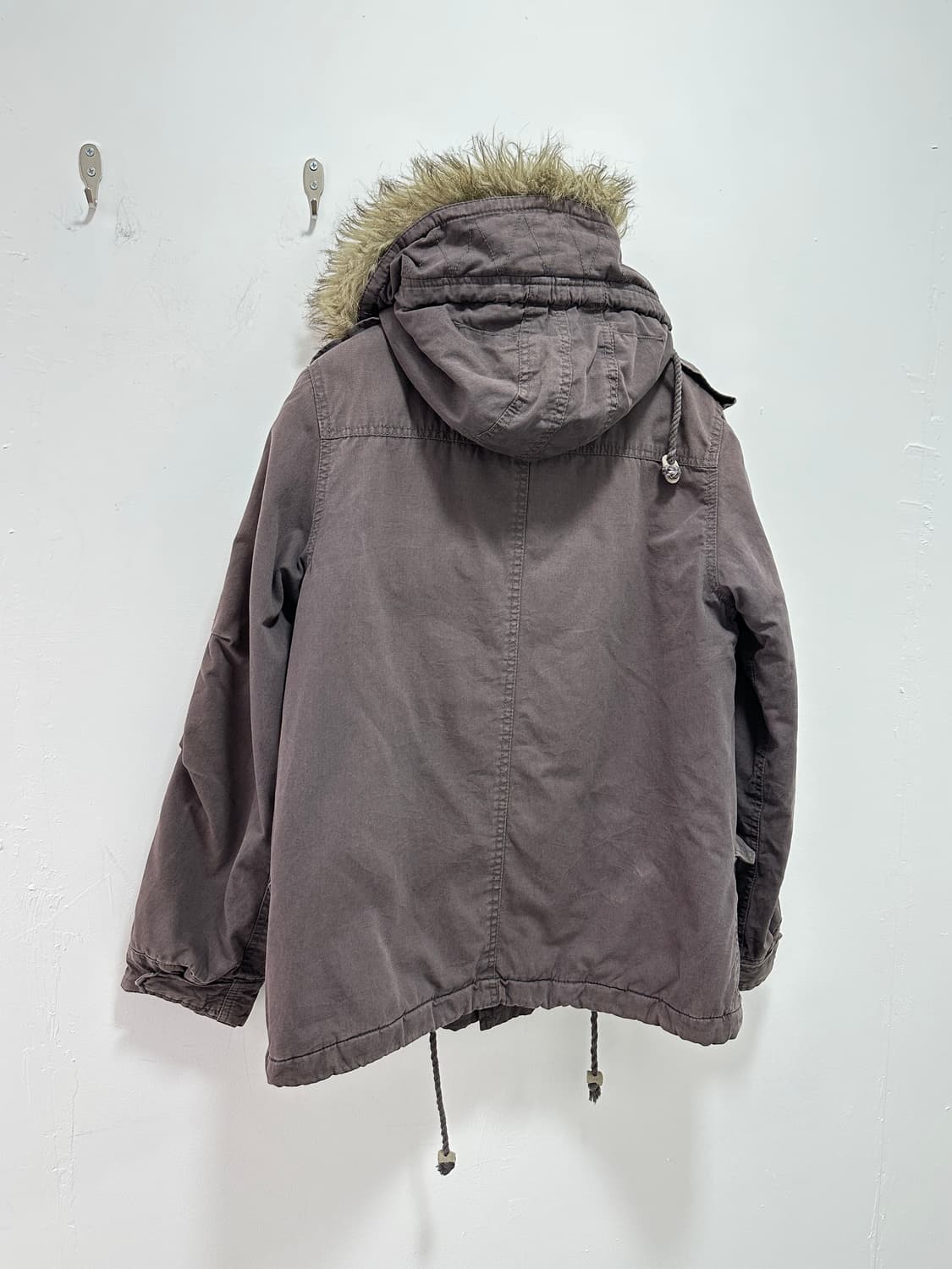 Grunge fur padded jacket 상품이미지7
