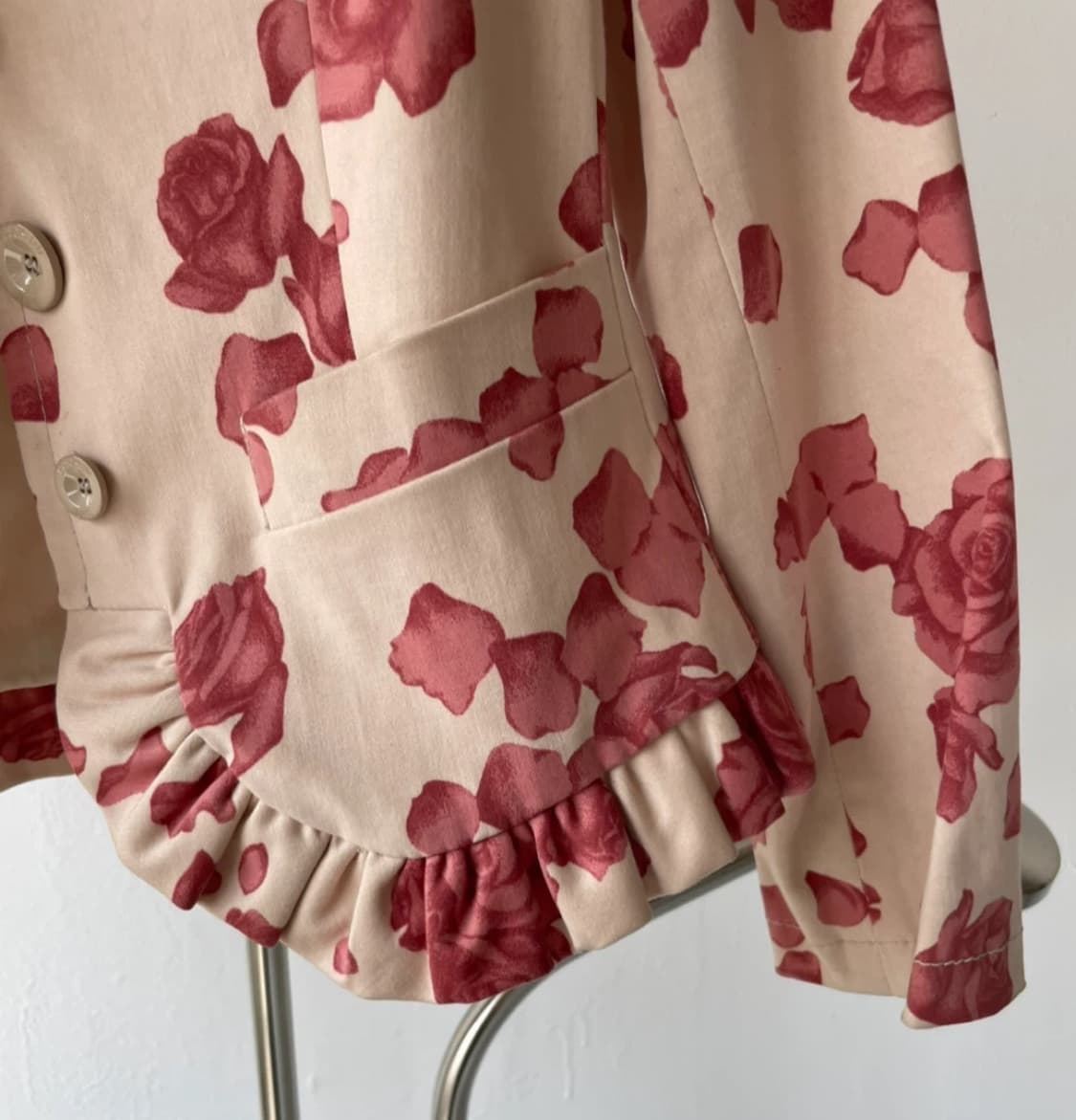 Moschino 모스키노 로즈 프릴 자켓 36 상품이미지5