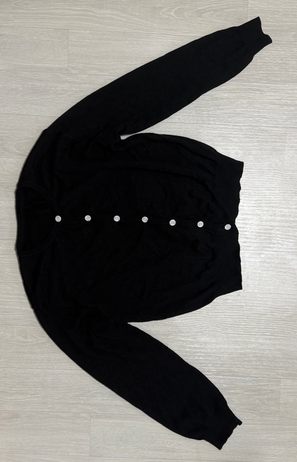 베이직 블랙 가디건 상품이미지1