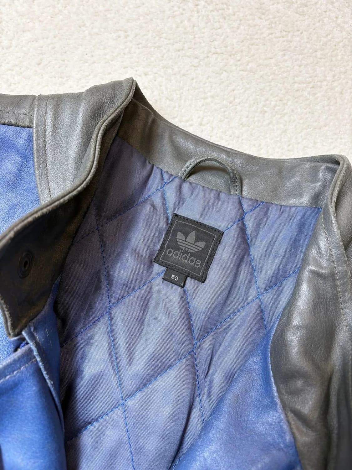 아디다스 00's W.RohRL 소가죽 라이더 자켓 PN6608 상품이미지3