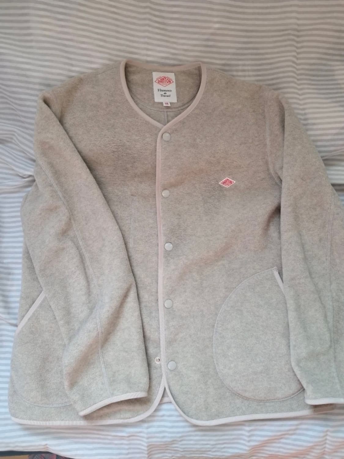 단톤 플리스 자켓 베이지 38 상품이미지1