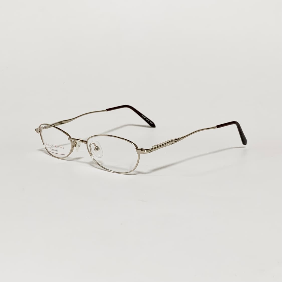 931 데드스탁 오벌 골드 슬림 경량 프레임 빈티지안경 픽키 상품이미지3