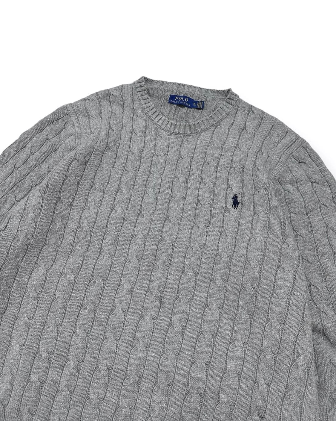 폴로 랄프로렌 케이블 니트 그레이 상품이미지2