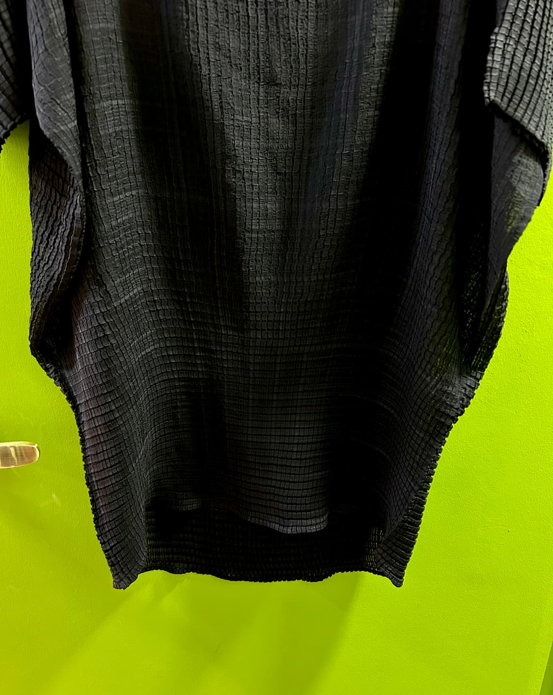 이세이미야케 블랙 언밸런스 상의(2사이즈/Free) 상품이미지4