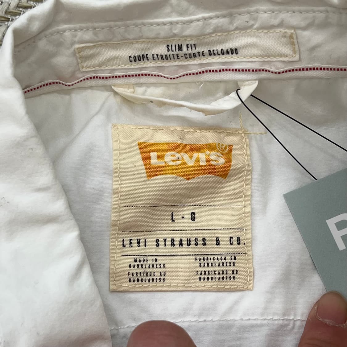 리바이스 웨스턴 화이트 셔츠 r2333 상품이미지6