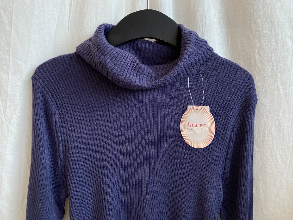 퍼플 터틀넥 니트탑(S/새상품) 상품이미지4