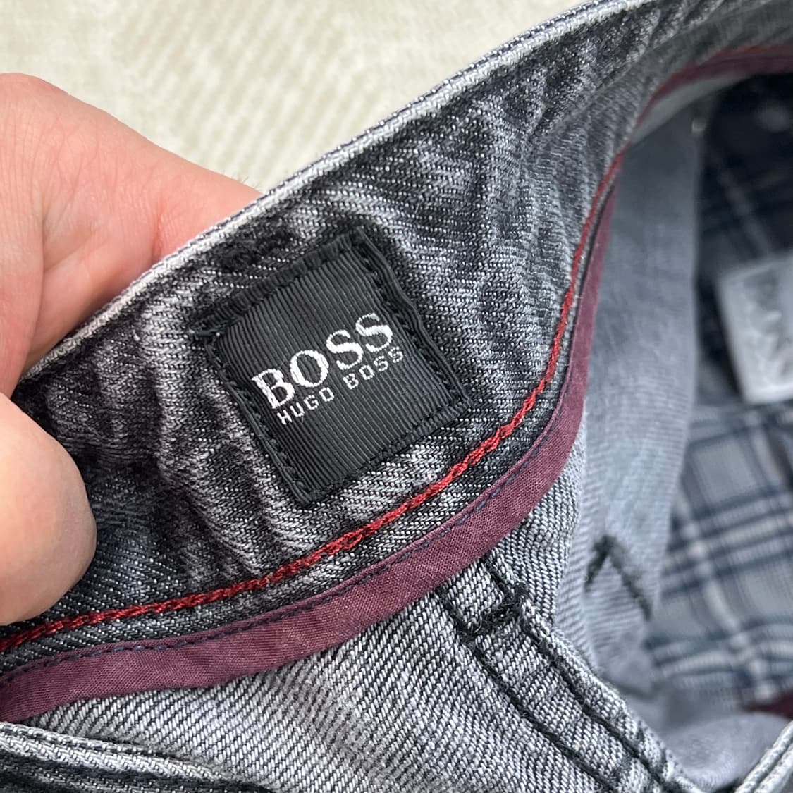 휴고보스 흑청 데님 팬츠 r3461 상품이미지5