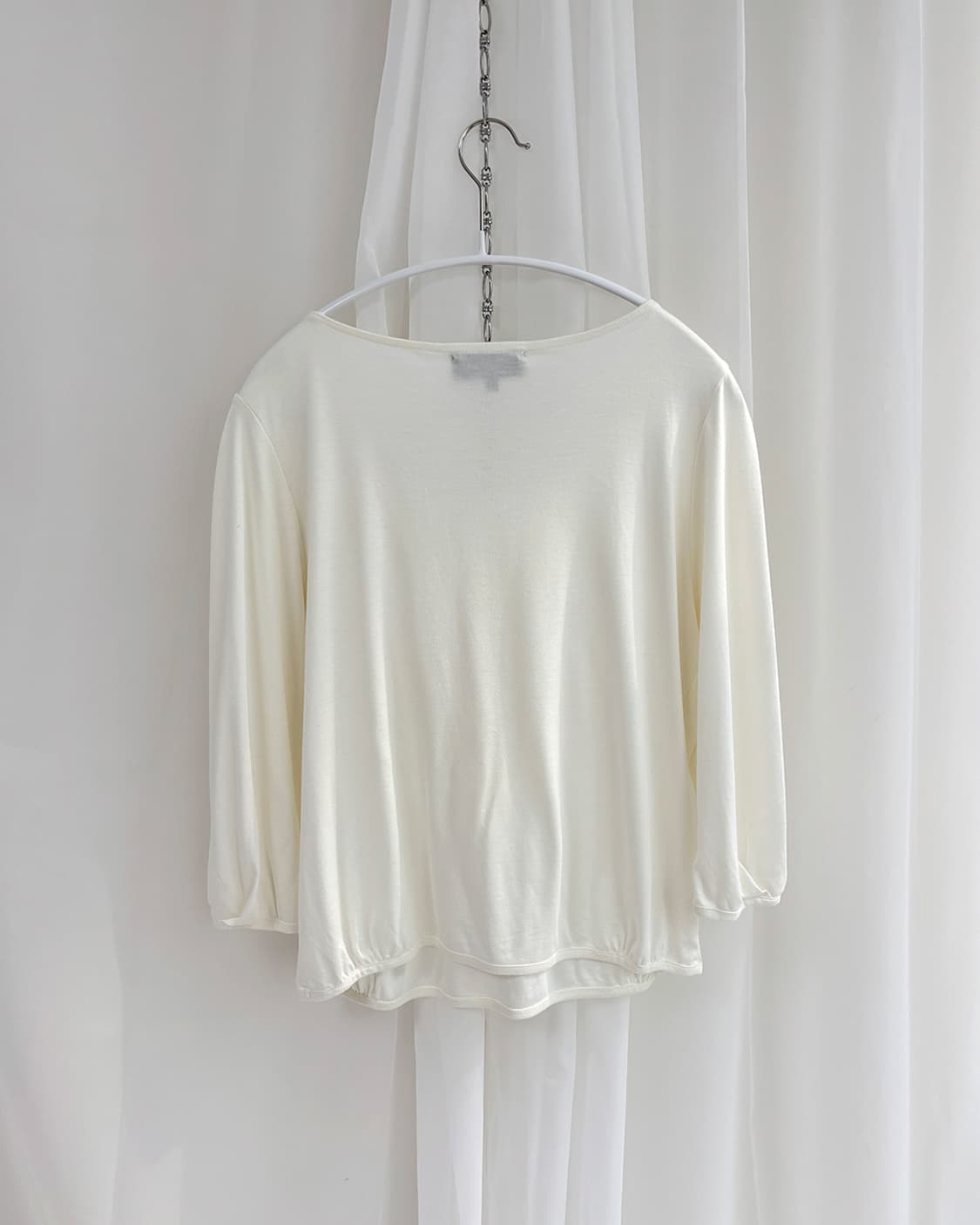 UNTITLED more ruffle 3/4 creamy t shirts 상품이미지2