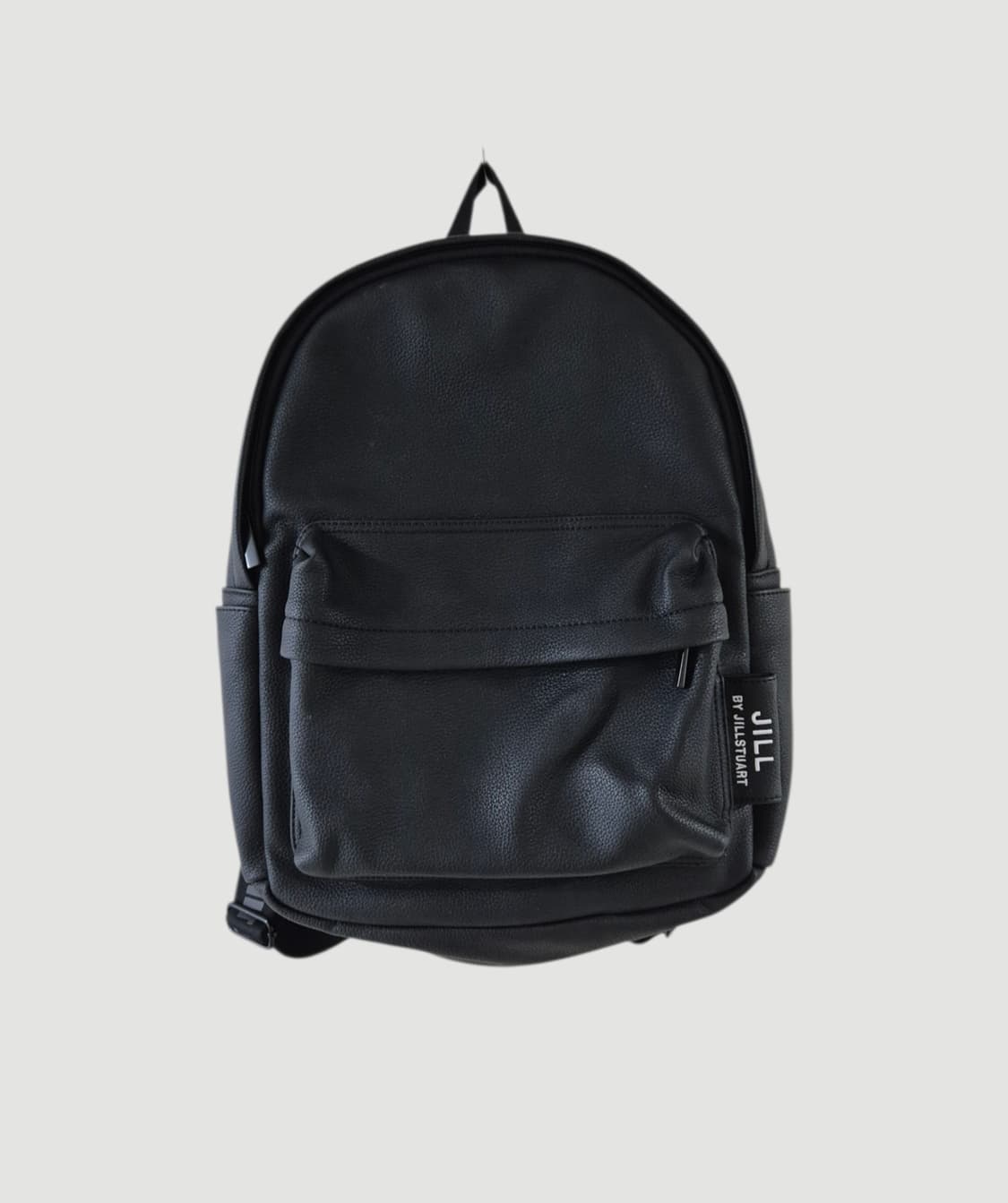질바이질스튜어트 블랙 가죽 스트랩로고 백팩 가방 상품이미지2