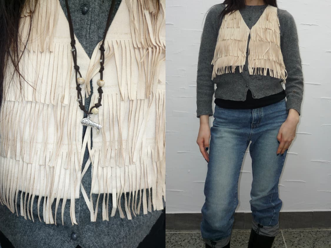 boho tassel vest 상품이미지2