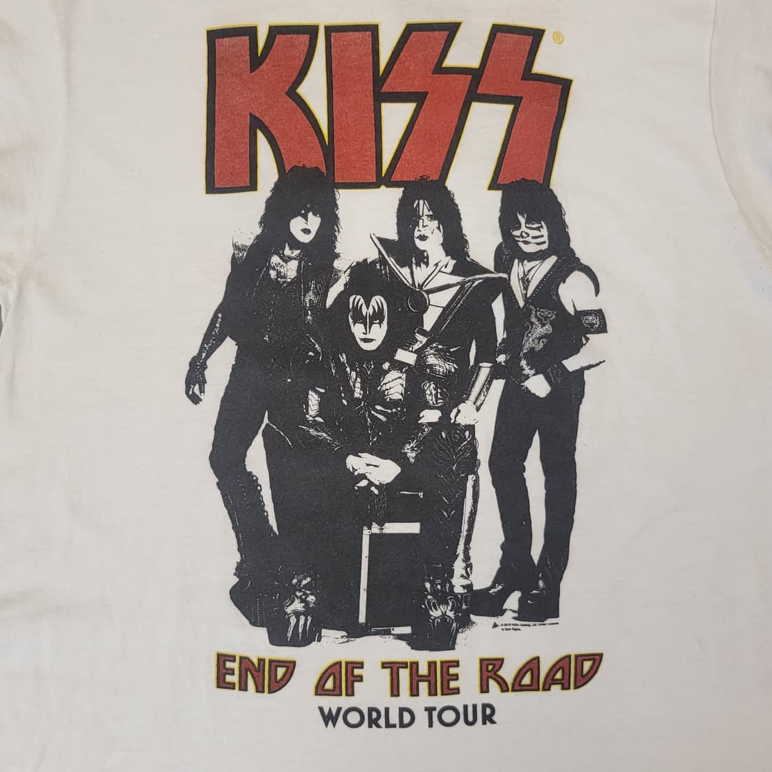 KISS 엔드 오브 더 로드 월드 투어 반팔 티셔츠 상품이미지2