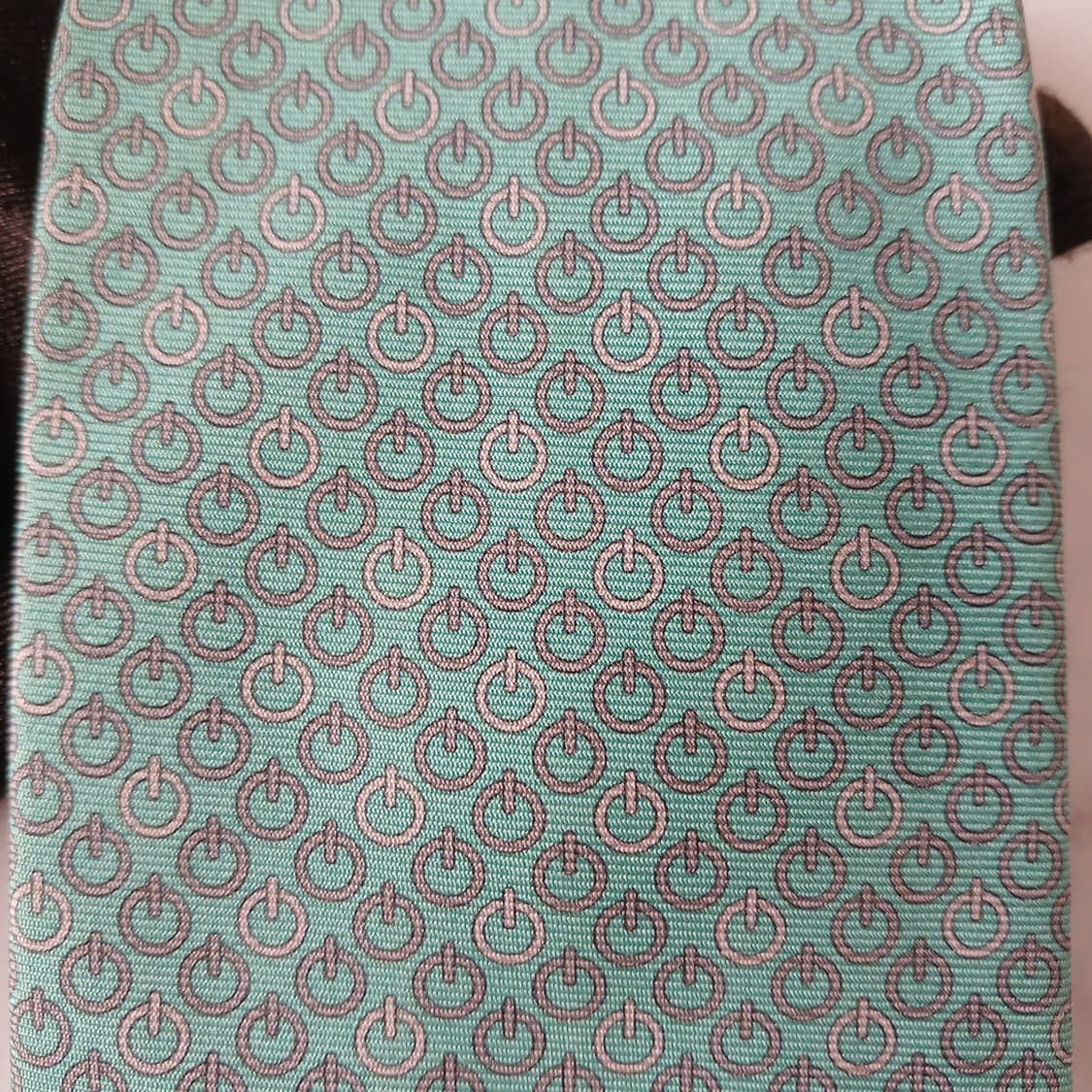 에르메스 실크 민트  넥타이 9.5cm B등급 A19737 상품이미지4